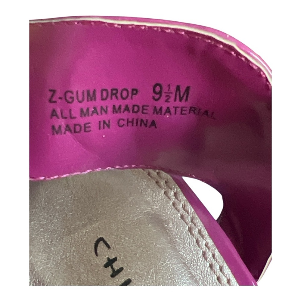 Chinese Laundry Fuchsia Strappy Sandals Women’s Size 9.5 NWOT - Picture 7 of 9
